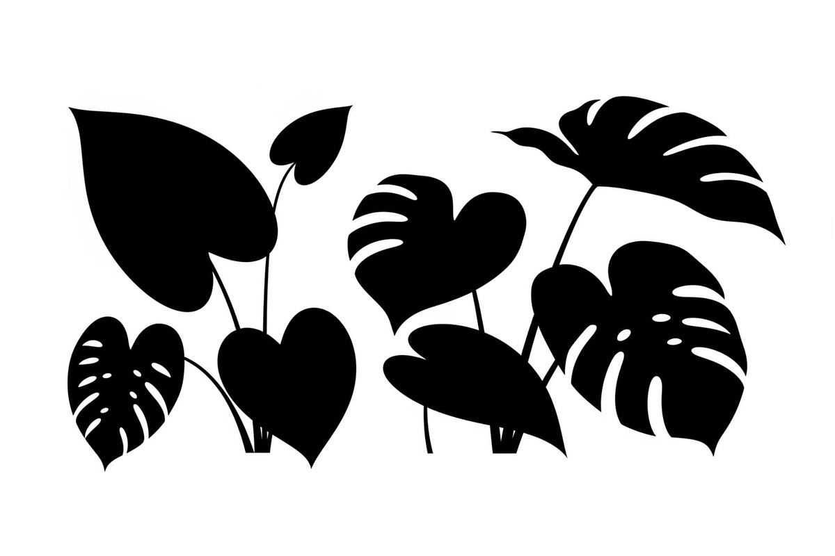Minimal Botanical Leaf Silhouette Bu, an Illustration by Creativeshirt (Photo 22 of 51)