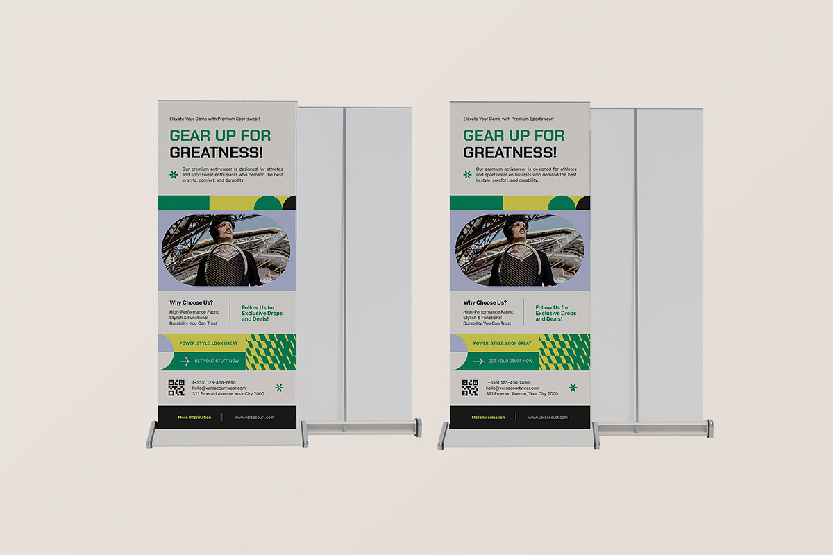 Versacourt - Roll Up Banner, a Print Template by StreaksideStd (Photo 2 of 3)