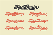 Headmain, a Script Font by ahweproject (Thumbnail 12 of 13)