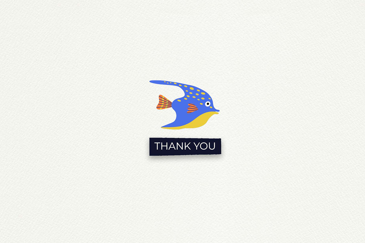 Fish & Seashells clipart, an Animal Illustration by Irina Ostapenko (Photo 9 of 9)