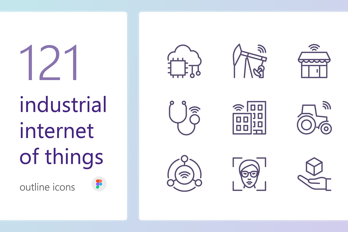 IIoT outline iconset, an Outline Icon by LAFS (Photo 1 of 4)