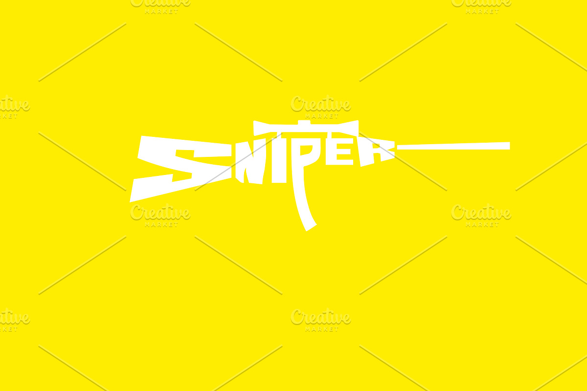 Sniper Vector Logo Design, a Templates & Theme by Design4u_786 (Photo 7 of 8)