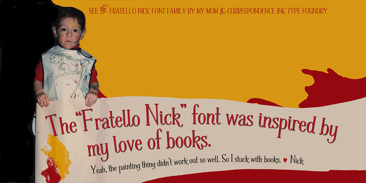 Fratello Nick, a Handwritten Font by Correspondence Ink (Photo 17 of 23)