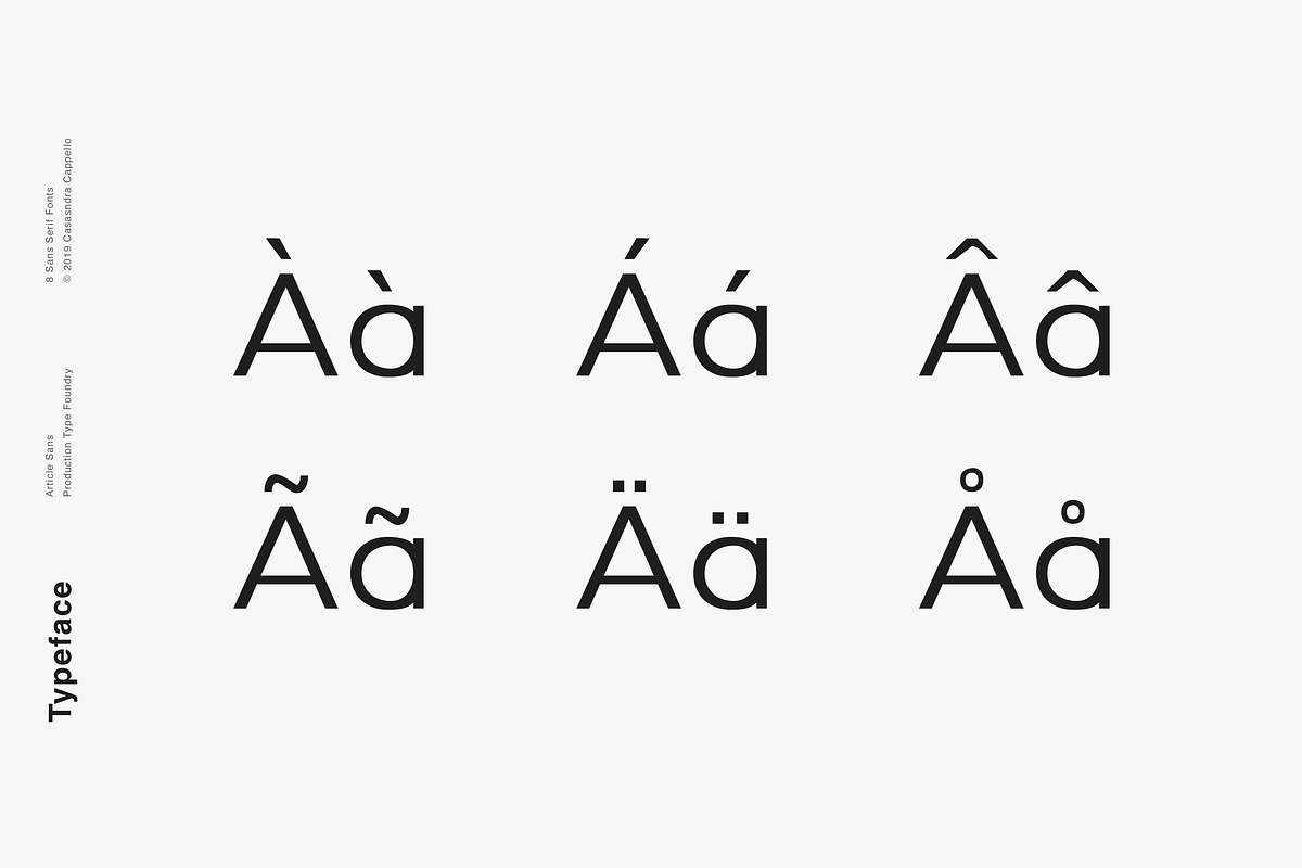 Article - A Geometric Typeface, a Sans Serif Font by Cassandra Cappello (Photo 4 of 6)