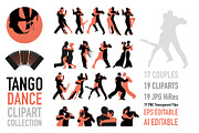 Great Clipart Dancing Collection, an Illustration by La Inspiratriz (Thumbnail 6 of 7)