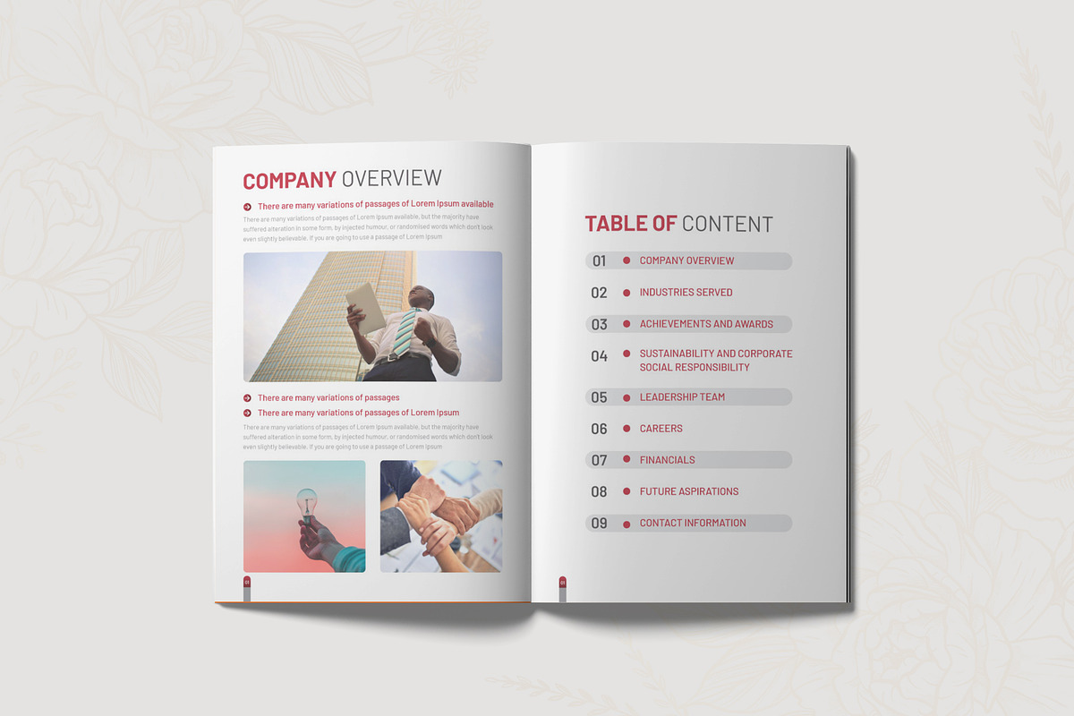 editable Brochure template layout, a Brochure Template by Kazi Hossain (Photo 2 of 6)