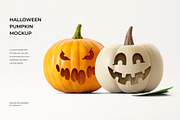 Halloween Pumpkin Mockup, a Product Mockup by zpackcreative (Thumbnail 1 of 6)