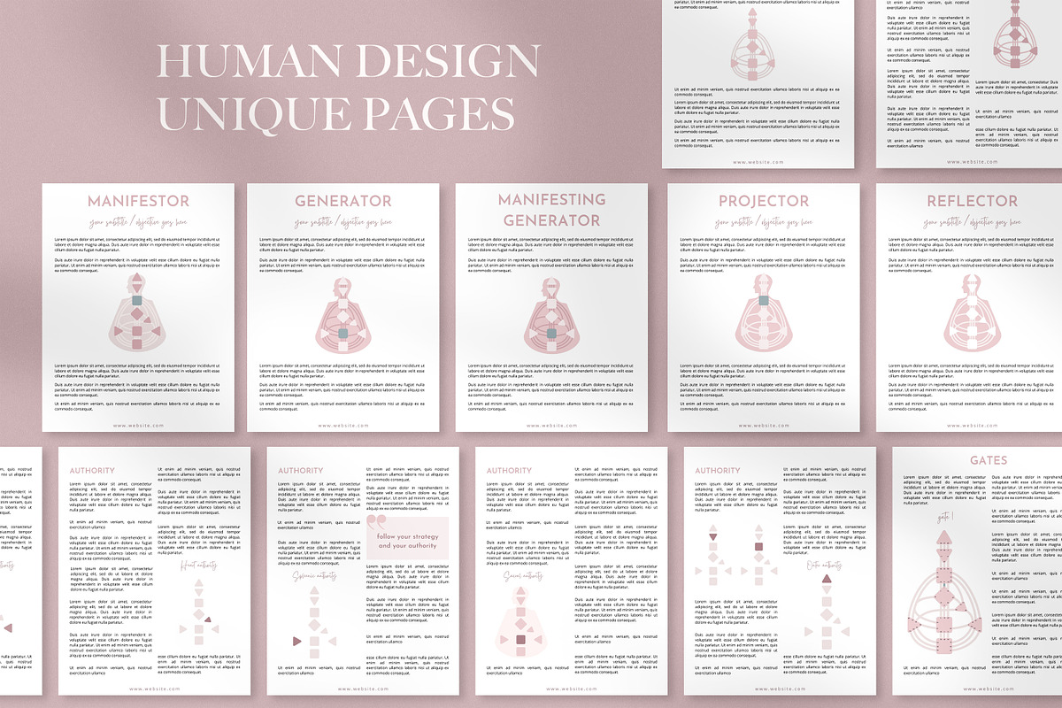 Human Design Workbook for Coaches, a Magazine Template by Backyard Rose (Photo 8 of 23)