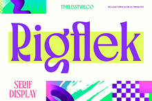 Rigflek Serif Display Font
