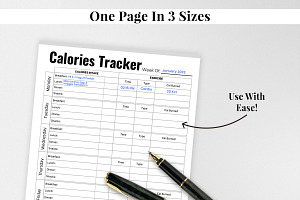 Calorie Chart, Calorie Tracker