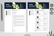 New Resume | CV Template, a Resume Template by Attractive Resume (Thumbnail 3 of 3)