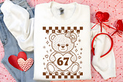 67 Valentines Teddy SVG, Valentine, an Illustration by Canvas Craft (Thumbnail 4 of 7)