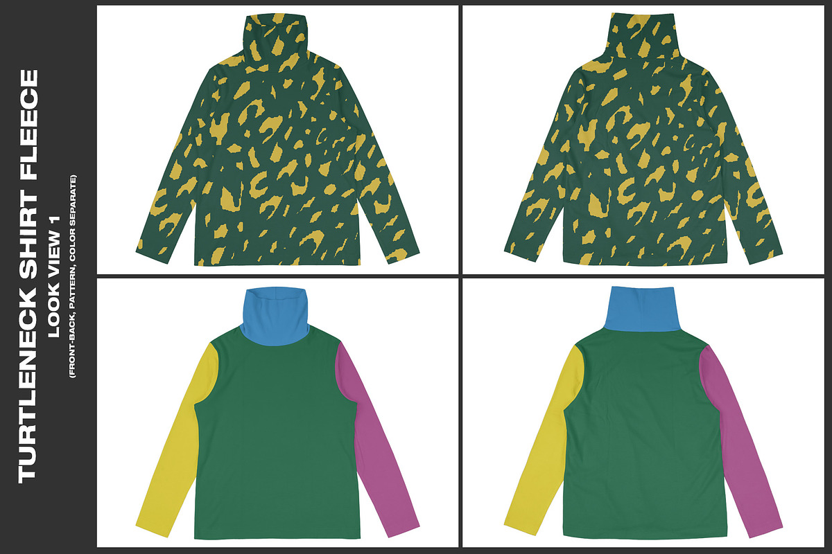 Turtleneck Shirt Fleece - Mockup, a Shirt Mockup by DaldSgh (Photo 4 of 12)
