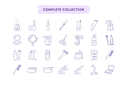 Makeup, Beauty & Hairdressing Icons, an Outline Icon by Caroline Mackay (Thumbnail 5 of 9)