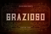 Grazioso Font, a Slab Serif Font by Cruzine (Thumbnail 1 of 5)