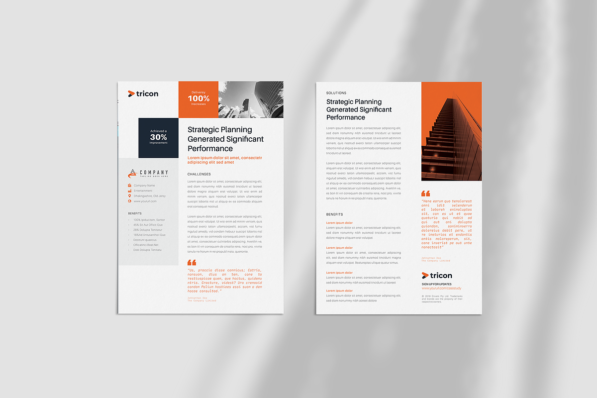 Case Study Flyer, a Flyer Template by Rongbaaz (Photo 2 of 3)