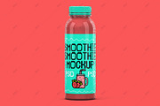 Realistic Smoothie Bottle Mockup PSD, a Packaging Mockup by LESZ Design (Thumbnail 4 of 4)