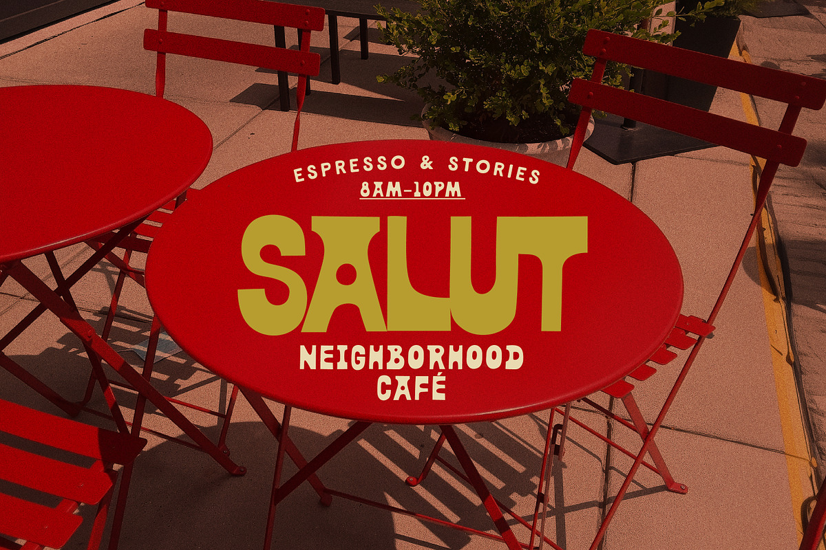 Wine in Bodega Mid-century Display, a Sans Serif Font by Struvictory.art (Photo 9 of 9)