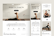 Pilates Studio Website UI Figma, an UI Kit Template by peterdraw (Thumbnail 7 of 7)