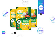 Golf Tournament Flyer Template, a Flyer Template by Aam360 (Thumbnail 1 of 3)