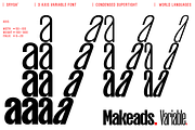 Makeads — Condensed Grotesk Font, a Sans Serif Font by Sryga (Thumbnail 7 of 14)