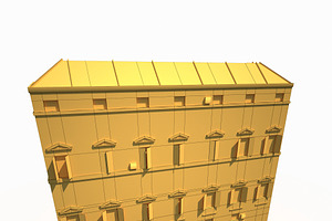 Building Facade 179 Low Poly