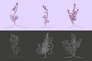 30 FineLine Flowers, an Illustration by Inkwell Supply Co (Thumbnail 4 of 15)