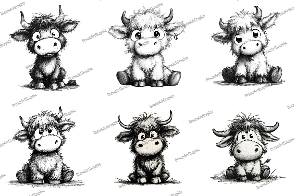 Whimsical Baby Animal SVG Bundle, an Illustration by DreamArtGraphic (Photo 3 of 5)