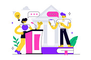 10 Rhetoric Vector Illustration, a Person Illustration by denayunebgt (Thumbnail 4 of 4)