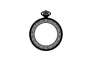 Vintage Pocket Watch SVG Bundle, an Illustration by yasushie (Thumbnail 28 of 31)