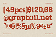 Riot Kick - Rounded Slab Font, a Slab Serif Font by Graptail (Thumbnail 8 of 10)