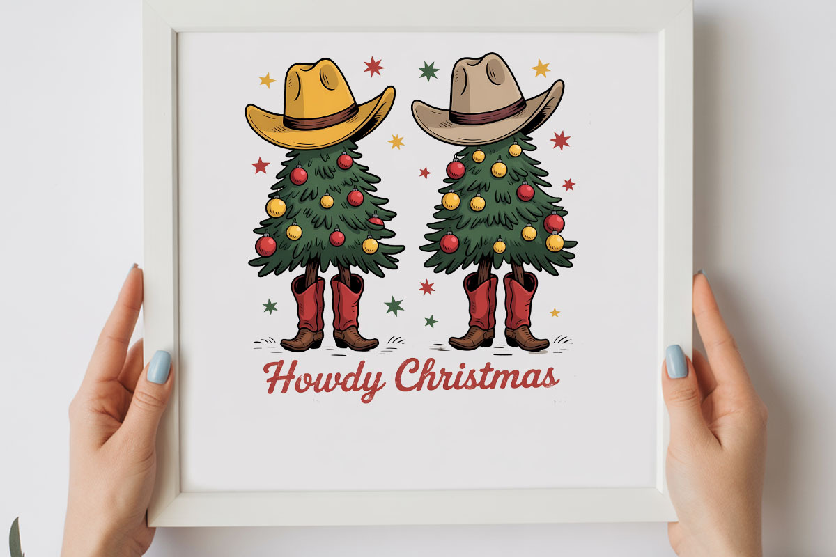 Howdy Cowboy Christmas PNG, a Graphic by olgasallom (Photo 3 of 3)