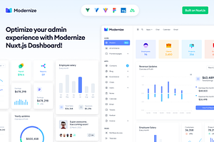Modernize Nuxtjs Admin Template