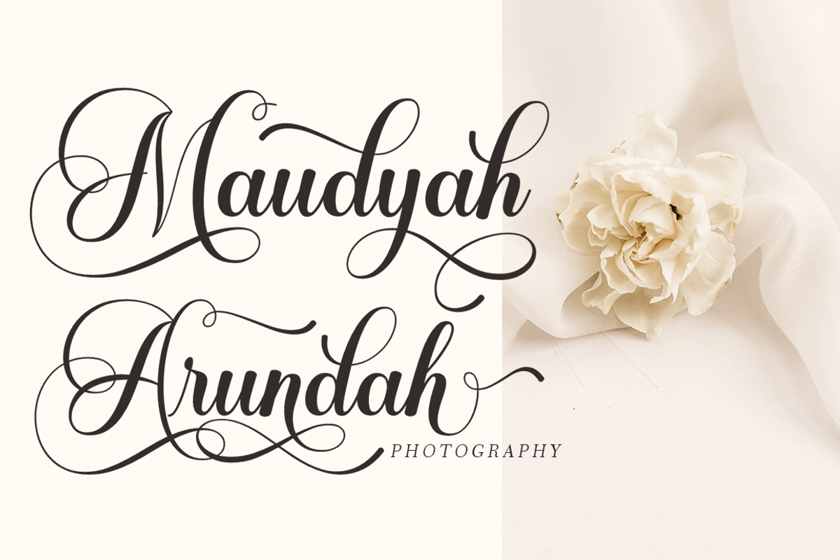 Bernard Script, a Script Font by Strong.co (Photo 3 of 9)