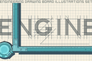 Drawing board compositions Set