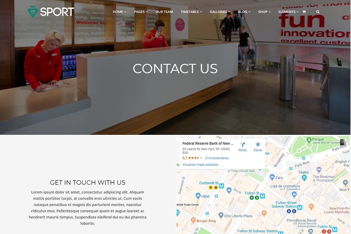 Sport Team & Athlete WordPress Theme, a WordPress Template by Visualmodo (Photo 11 of 21)