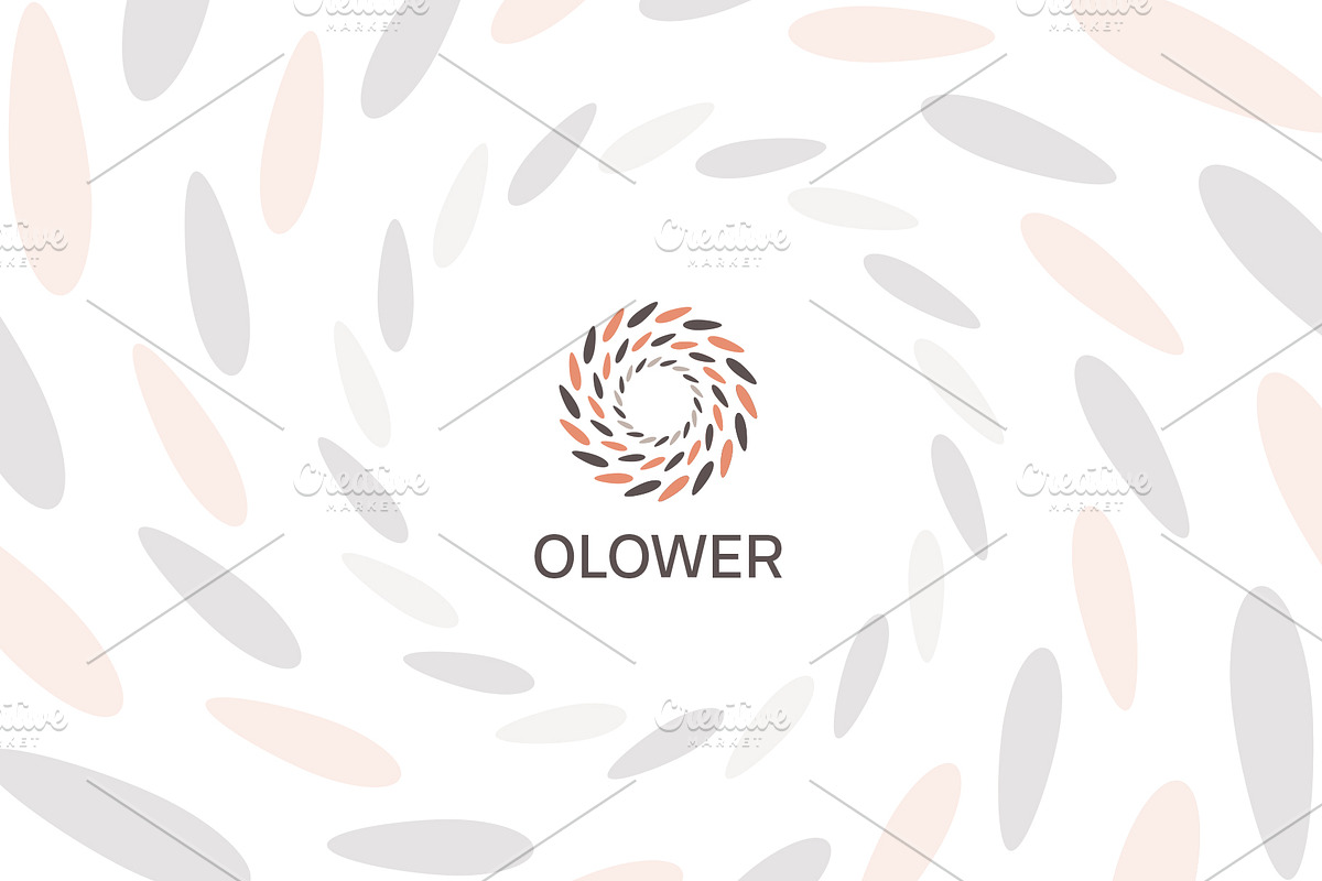 Flower Modern Logo Template, a Branding & Logo Template by MindMuse (Photo 1 of 6)