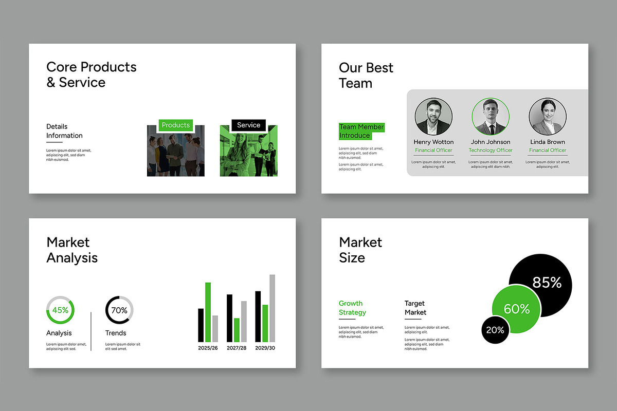Professional Company Profile Present, a Presentation Template by Mighty-Slide (Photo 4 of 6)