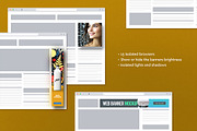 Web Banner Mockup Layout Set, a Mockup by Avelina Studio (Thumbnail 5 of 5)