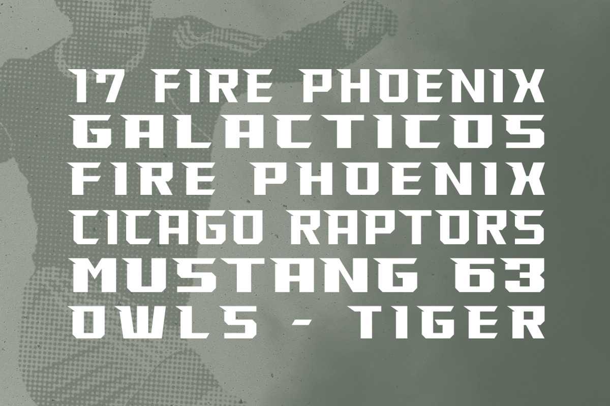 Overhead Typeface | Font preview 4