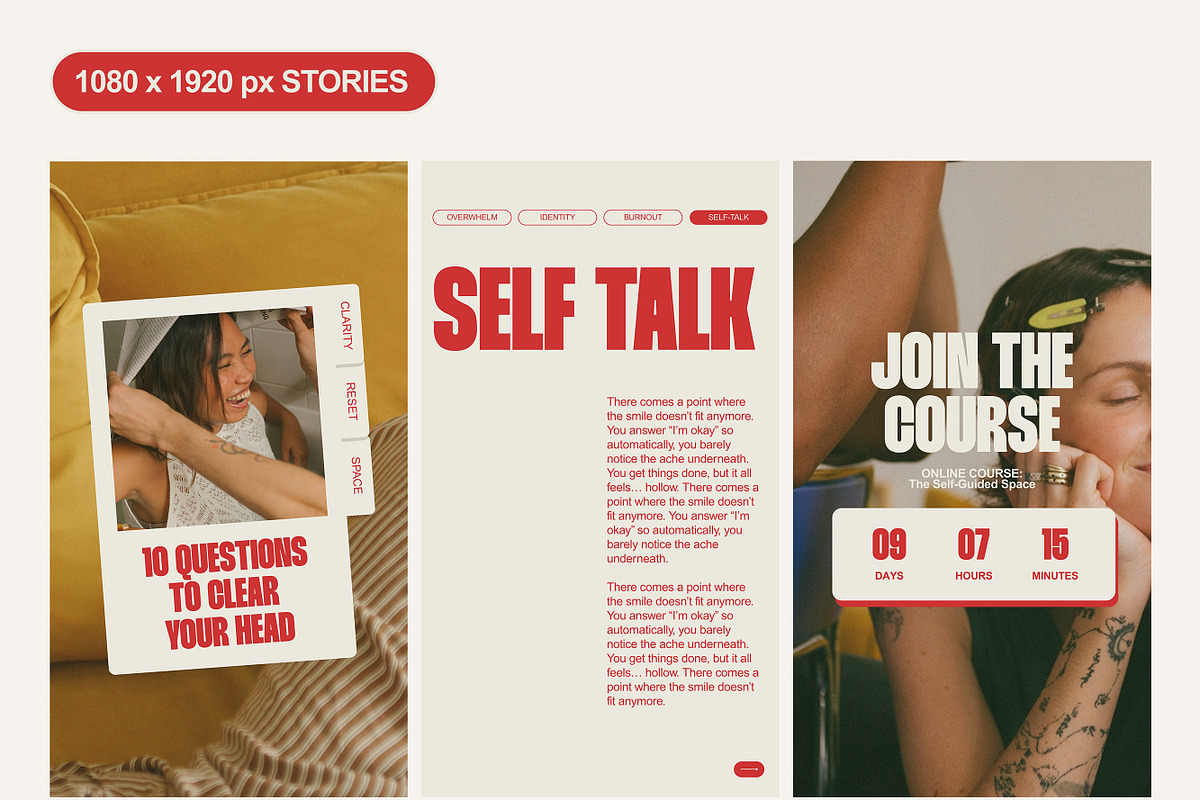 Bold Red Instagram Templates - Canva preview 5