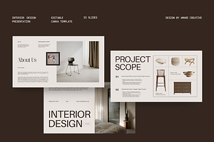 33 Page Interior Design Presentation