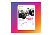 Cleaning Service Flyer Design, a Flyer Template by YUDesignStore (Thumbnail 5 of 6)