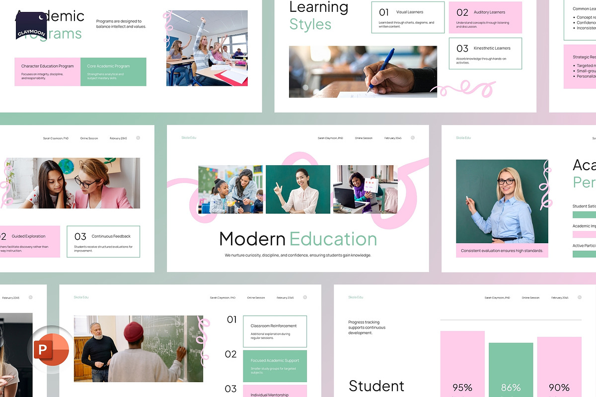 Modern Education, a Presentation Template by Claymoon Lab (Photo 3 of 8)