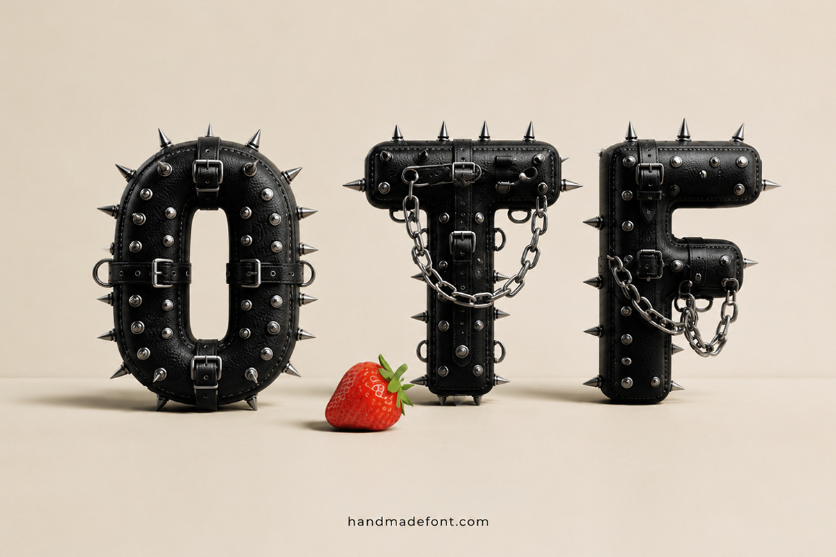 Black Punk Font, a Sans Serif Font by Handmadefont (Photo 3 of 18)
