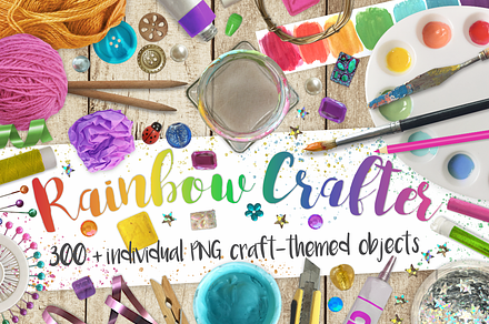 Rainbow Crafter Scene Creator, an Arts & Entertainment Photo by Mockup Scene