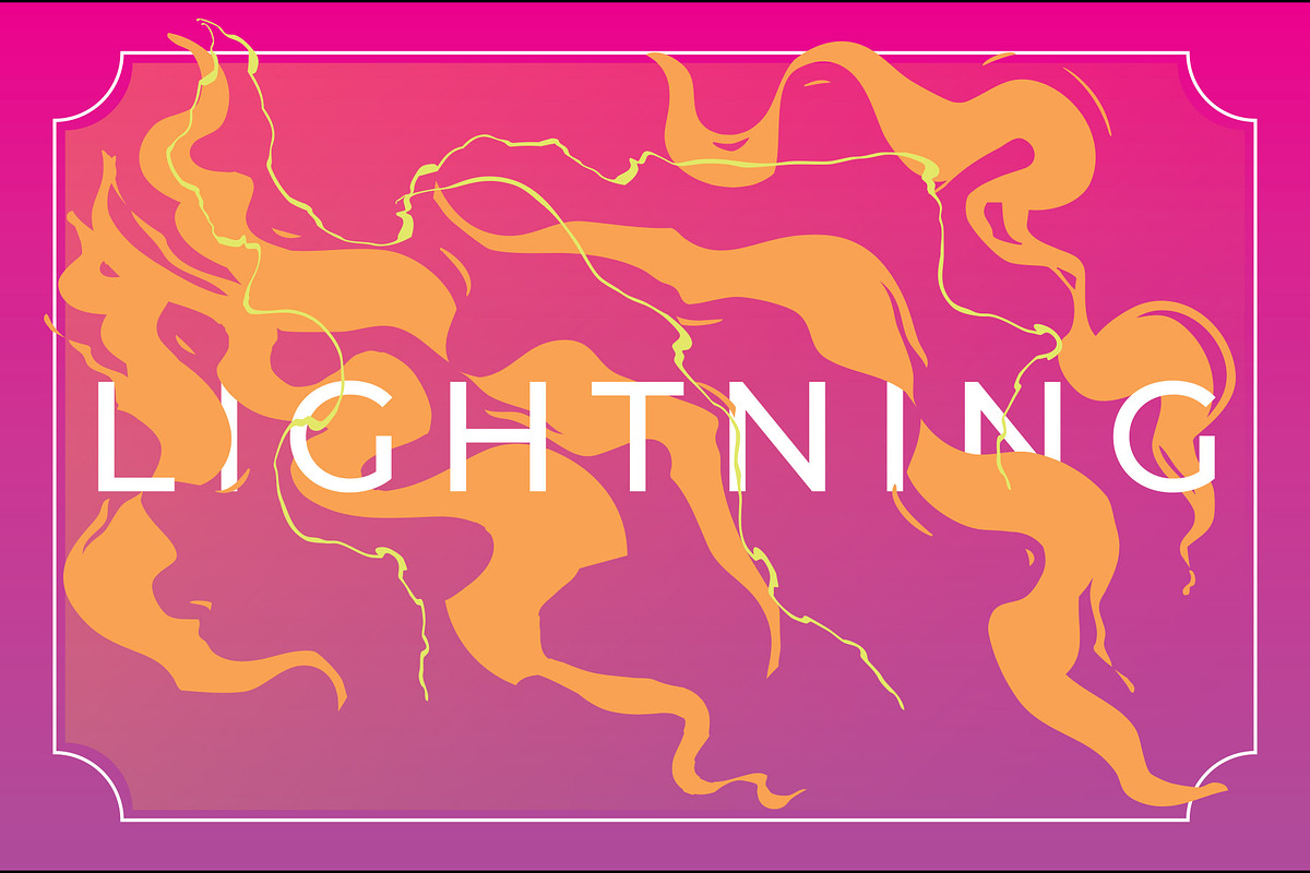 Lightning & Magic Illustrator Brush, a Brush Add-On by MarkieAnn Creative (Photo 4 of 6)