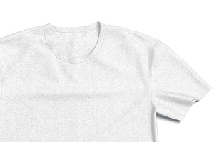 Flat Lay T-shirt Wrinkled 3D Model