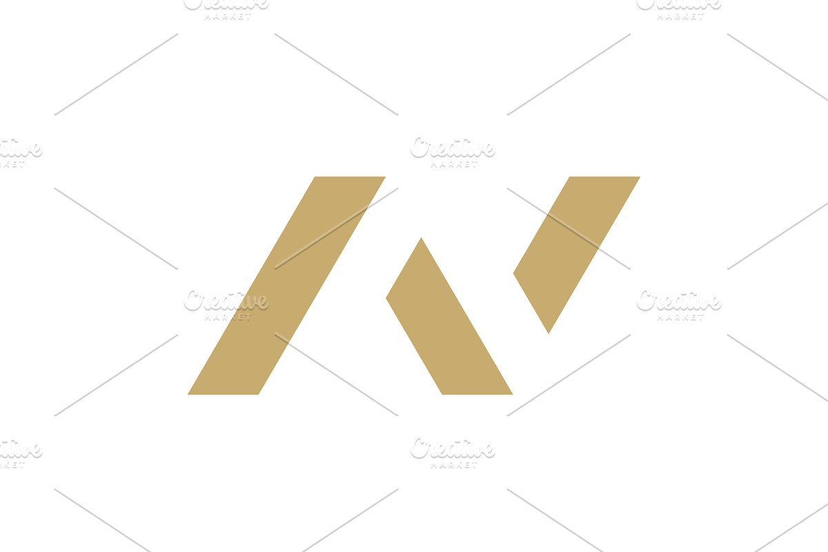 Abstract letter N logo design, a Branding & Logo Template by T.Vooka