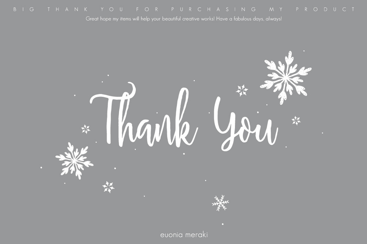 UPDATED Snowflakes Winter Kisses, an Illustration by Euonia Meraki (Photo 13 of 13)